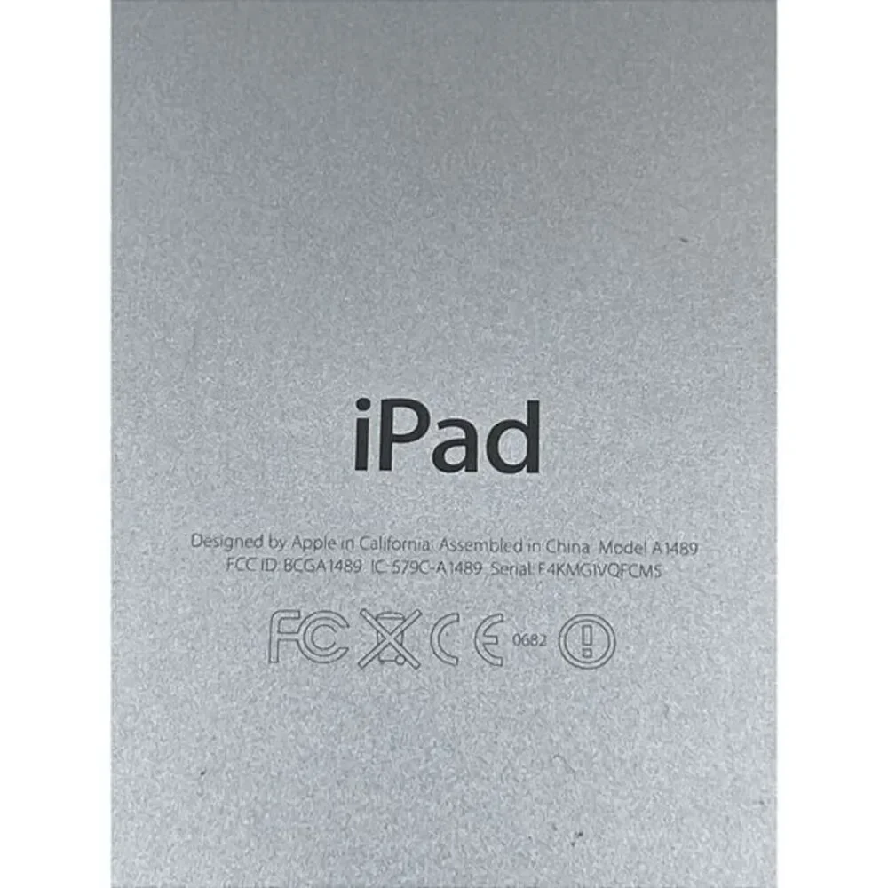 Apple iPad mini 2 Space Gray A1489 - Stuck‎ On Apple Screen